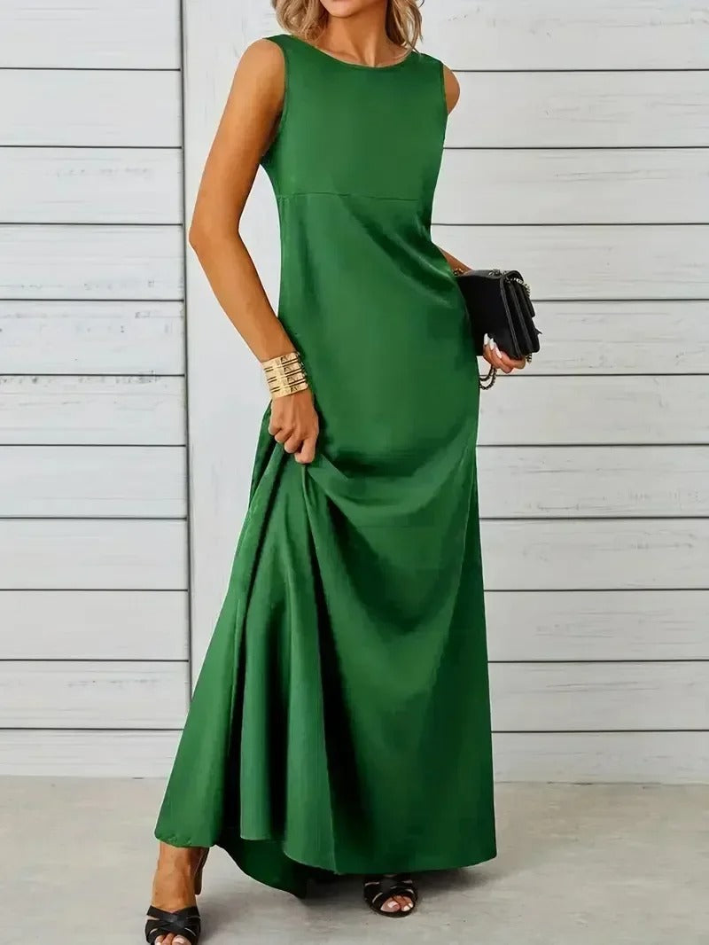 Sophisticated A-Line Long Dress