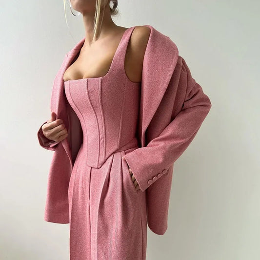 Elite Grace 3-Piece Blazer Set