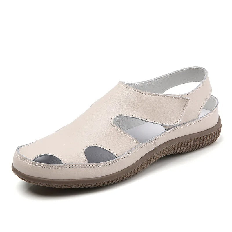 Buruijing Soft Leather Summer Sandals