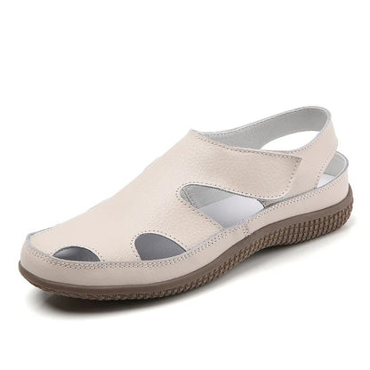 Buruijing Soft Leather Summer Sandals