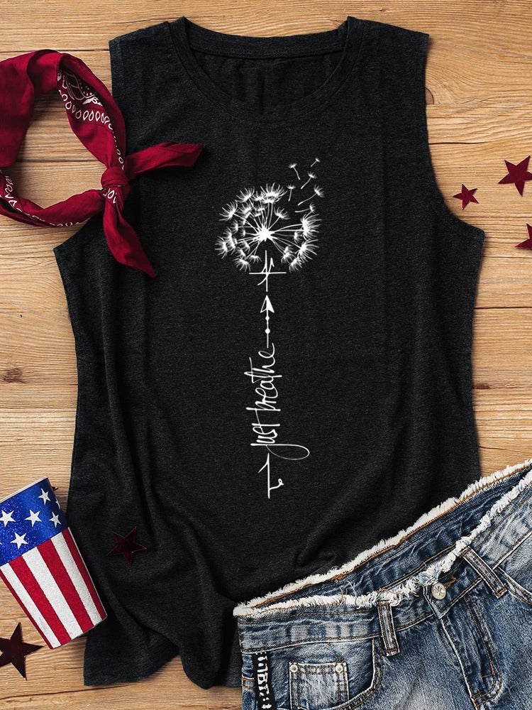 Casual Sleeveless Tank Top