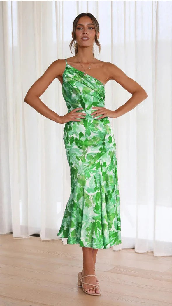 Floral Flair Mermaid Dress