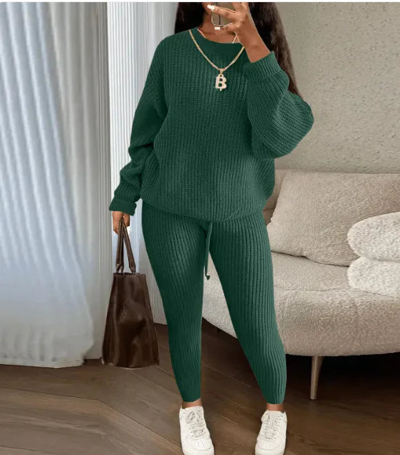 Kendra Knitted Wool Suit (2 piece)