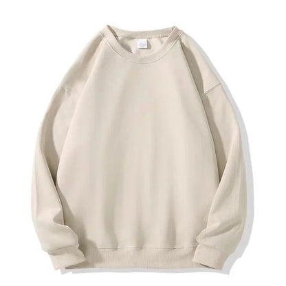 Casual Loose Fit Round Neck Sweatshirt