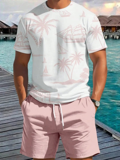 Boho Print Men's Summer Set