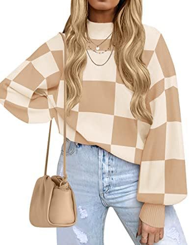 Women’s Striped Ribbed Knit Sweater