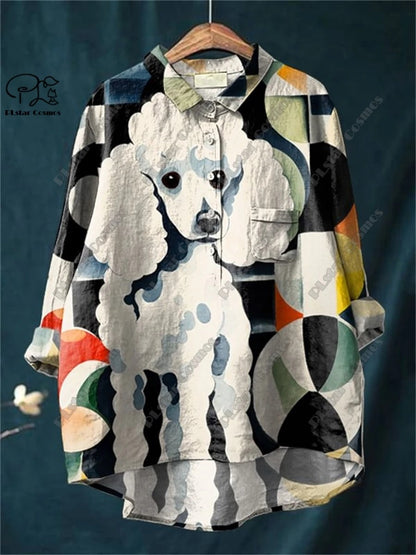 Retro Bloom 3D Floral Tube Shirt