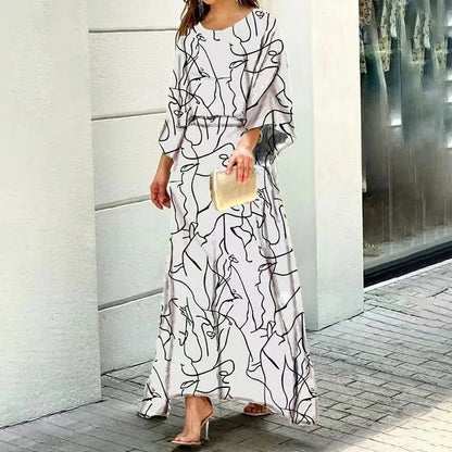 Effortless Elegance Long Sleeve Skirt Set