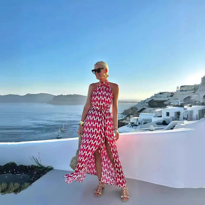 Halter Neck Beach Dress