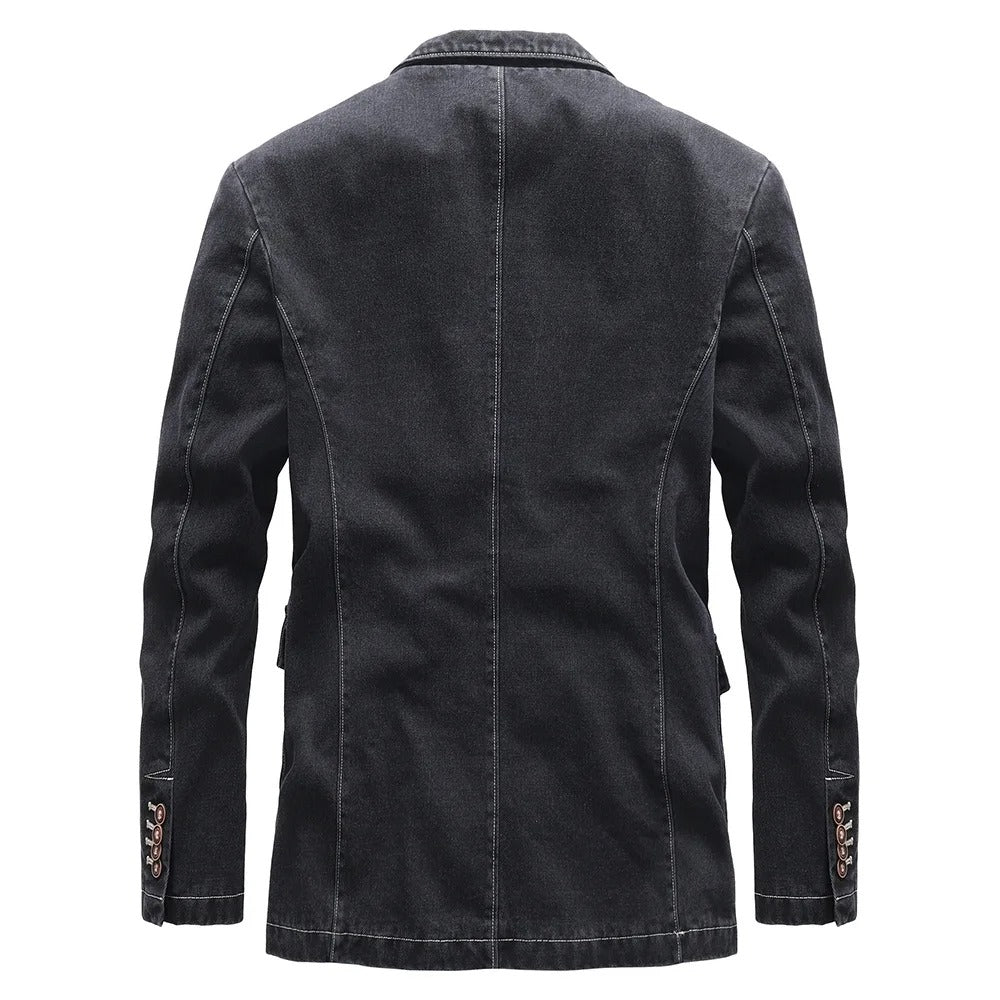 Denim Edge Slim Fit Blazer