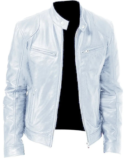 Men's Slim Leather Jacket
