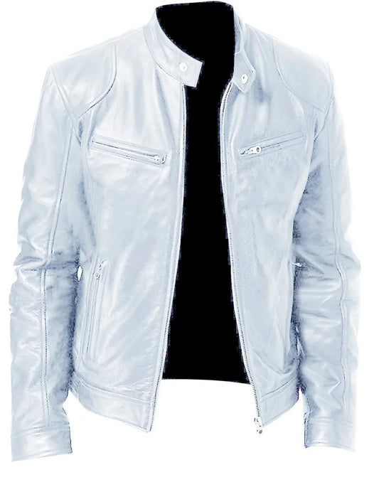 Men's Slim Leather Jacket
