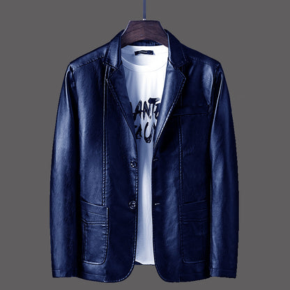 Men's Leather Jacket Coat