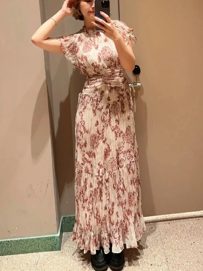 Kuzuwata Pleated Elegance Dress