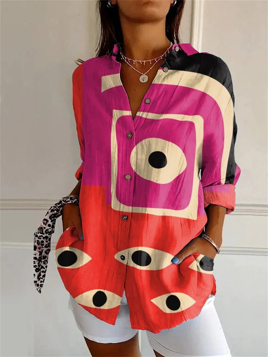 Women's Printed Art Shirt