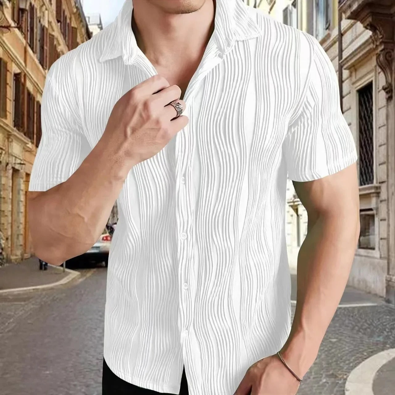 Casual Button-Down Shirt
