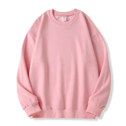 Casual Loose Fit Round Neck Sweatshirt