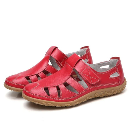 Buruijing Soft Leather Summer Sandals