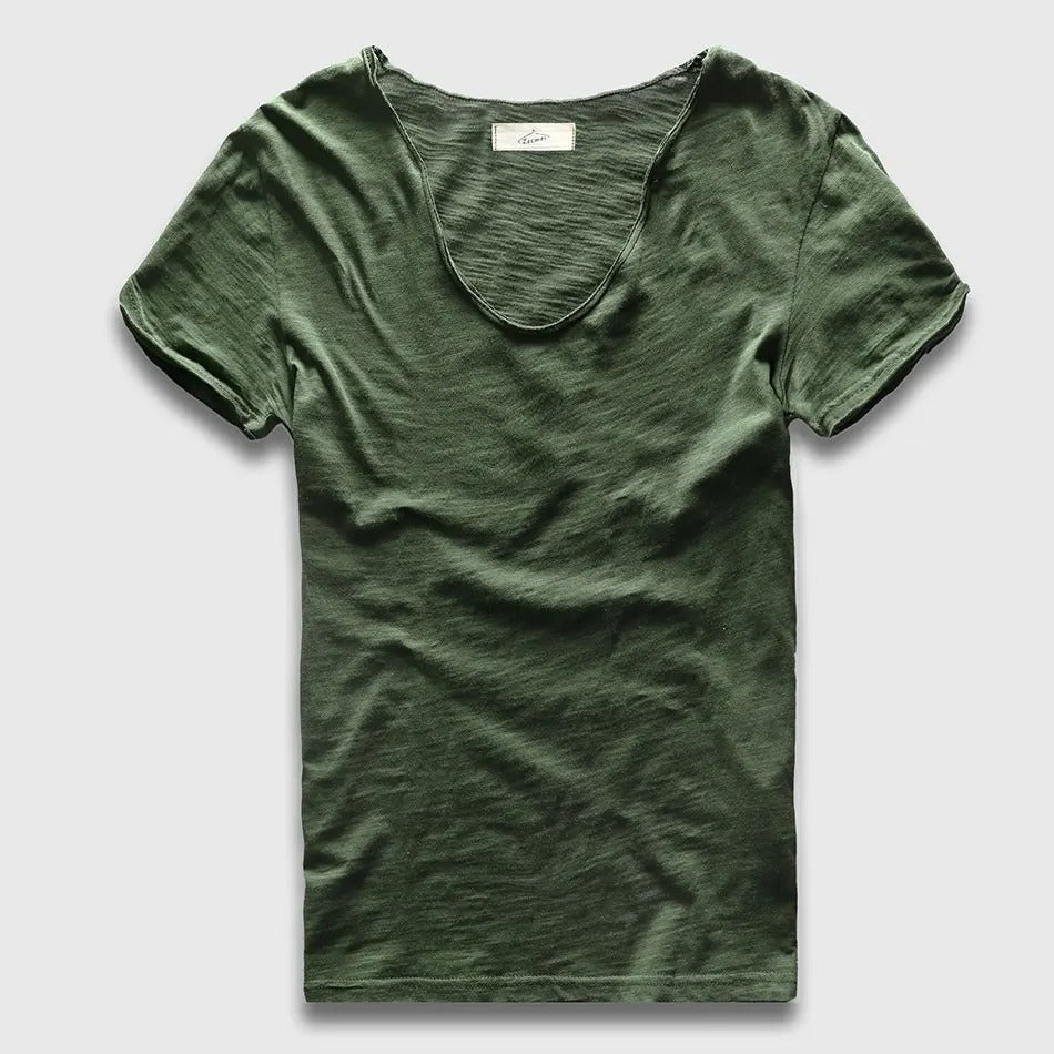 Swag V-Neck Hip Hop Tee for Men