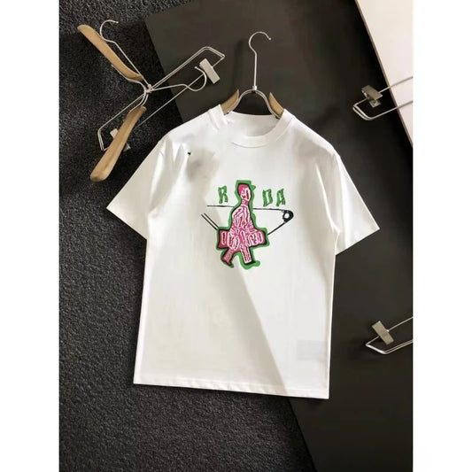 Letter Print Cotton Tee