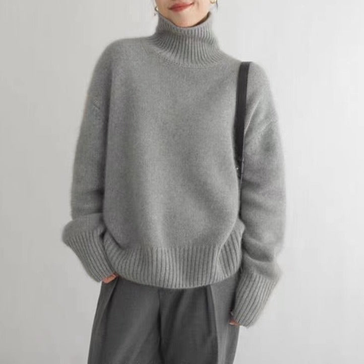 Women's Minimalist Knitted Bottoming Sweater