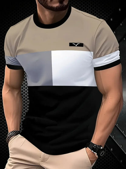 Men's Classic Striped Oversized Summer T-Shirt