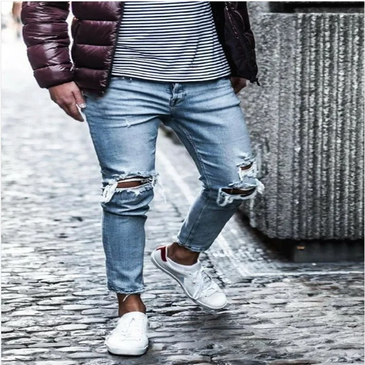 Y2K Punk Biker Jeans