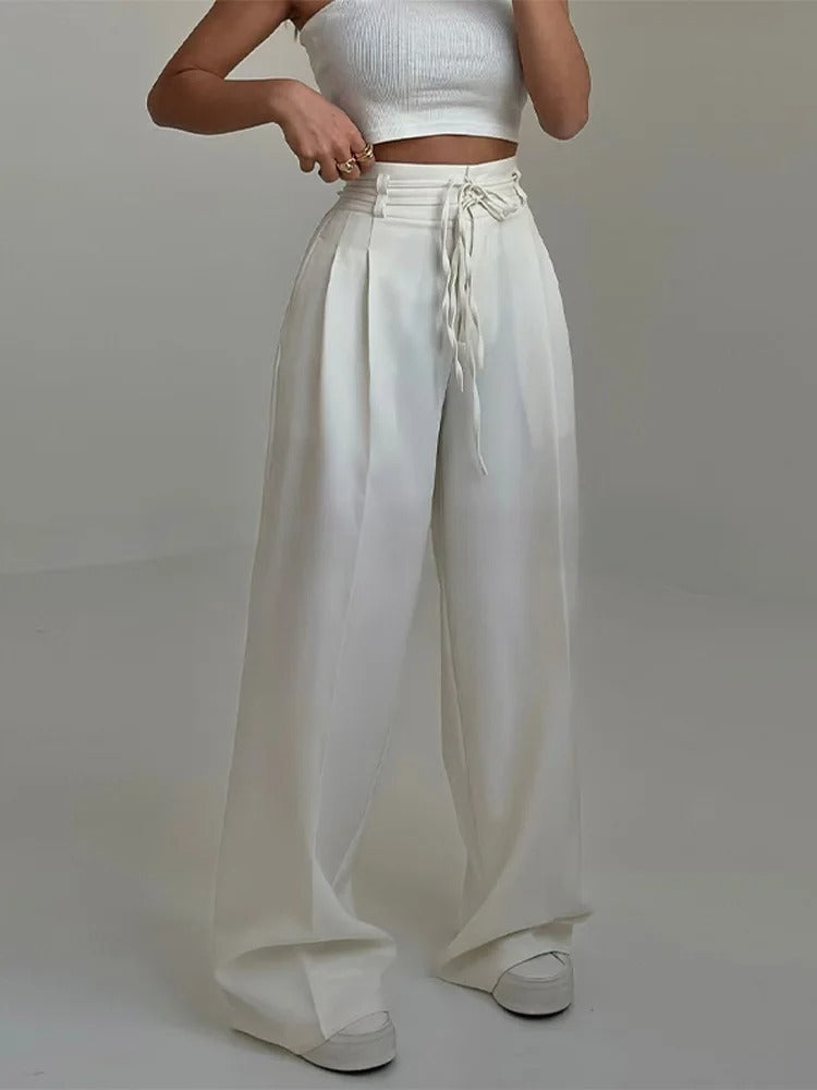 Y2K Chic High-Waist Trousers