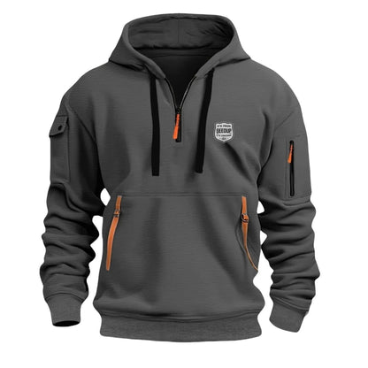 Urban Edge Zipper Pocket Hoodie