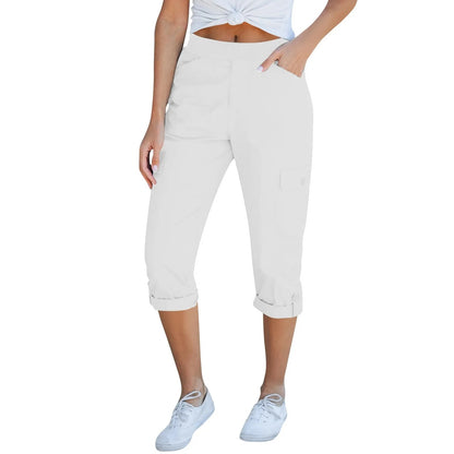 Ease Fit Charm High Waist Knit Capris
