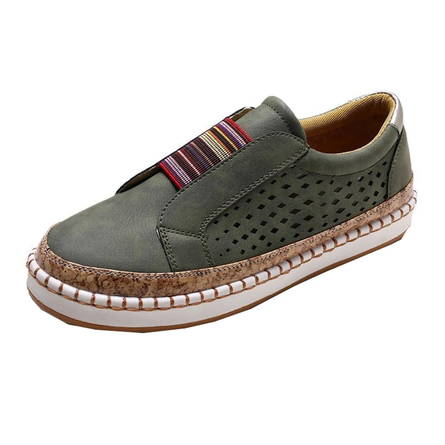 Breathable Mesh Hollow Flat Shoes