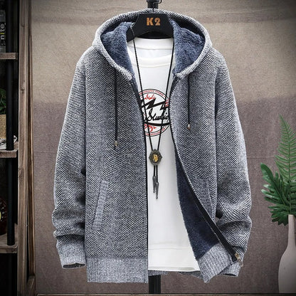 NordCore Fleece-Lined Hooded Cardigan