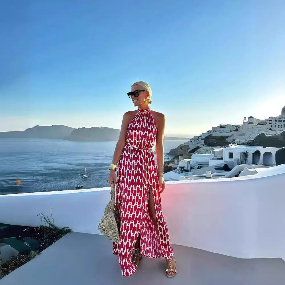 Halter Neck Beach Dress
