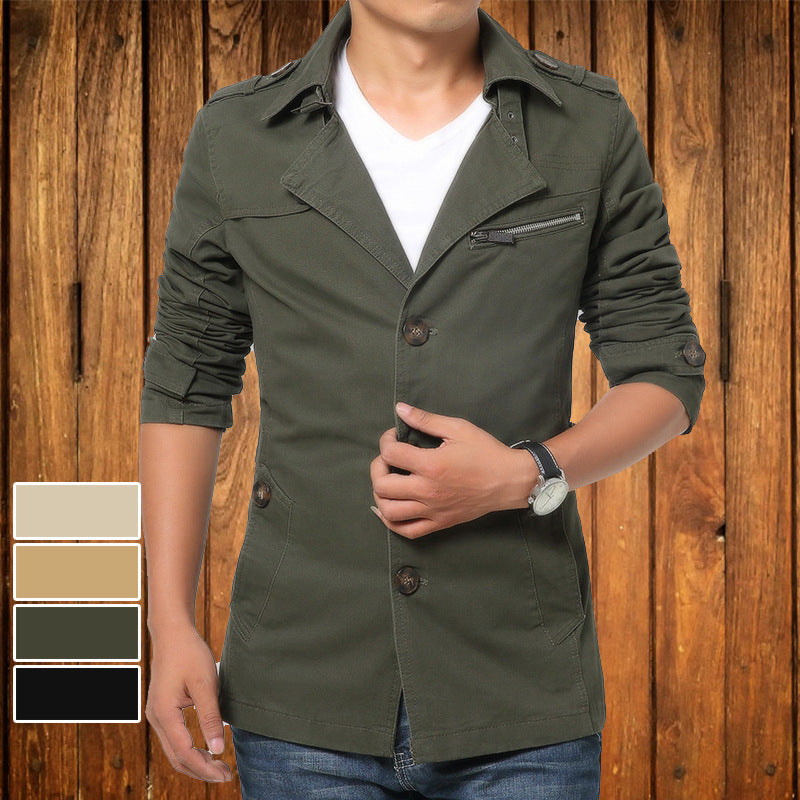 Men’s Casual Windbreaker Jacket