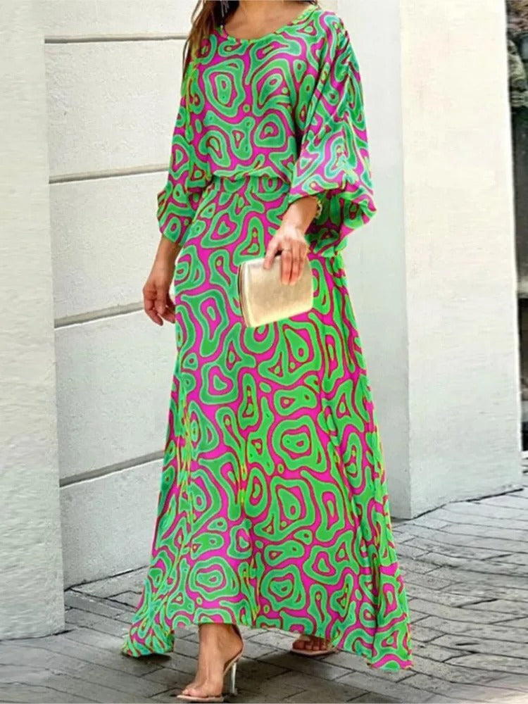 Effortless Elegance Long Sleeve Skirt Set