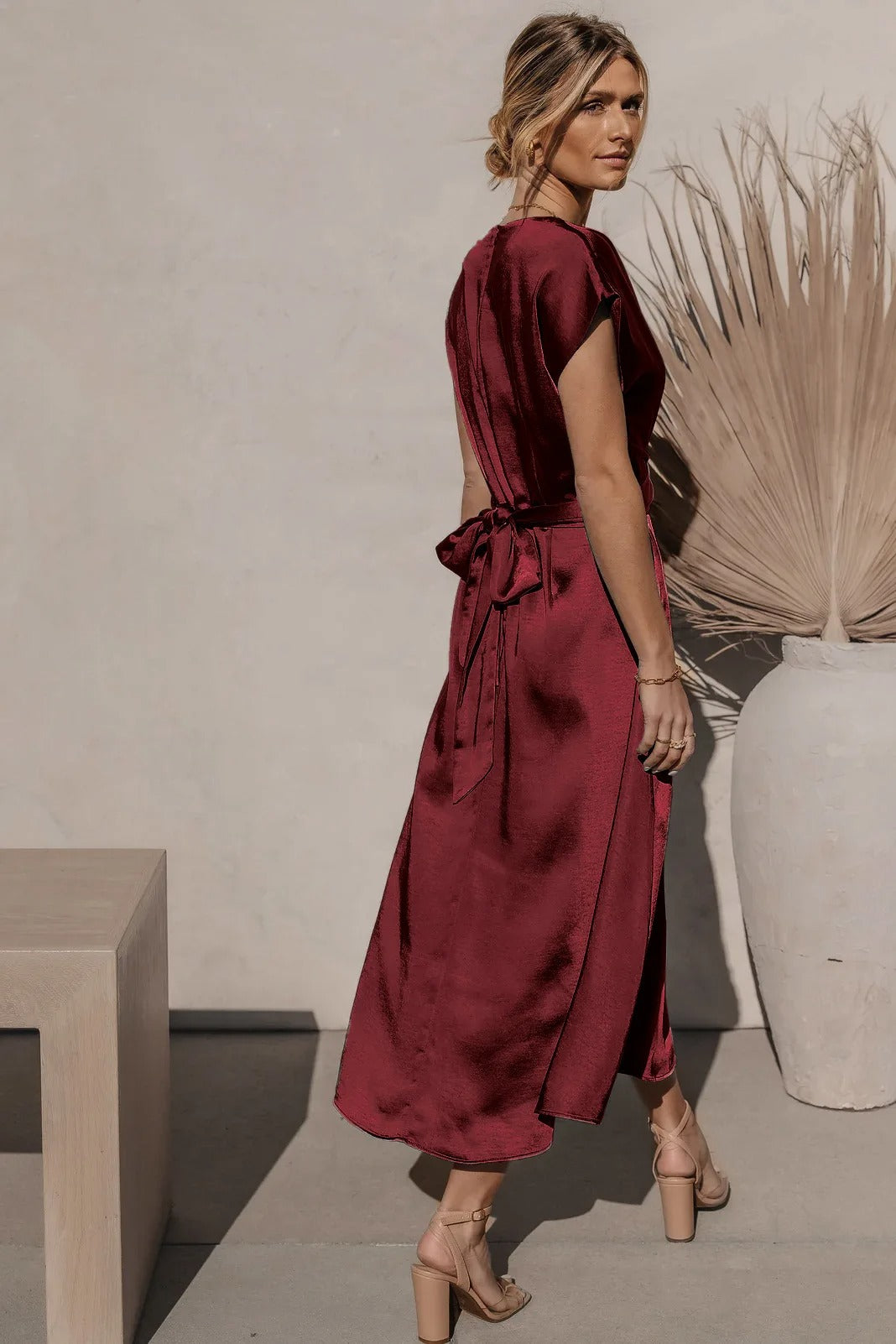 Lumi Satin Elegant Evening Dress