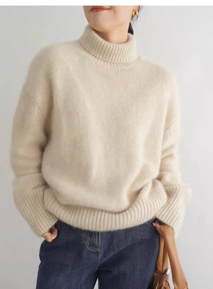 Women's Minimalist Knitted Bottoming Sweater