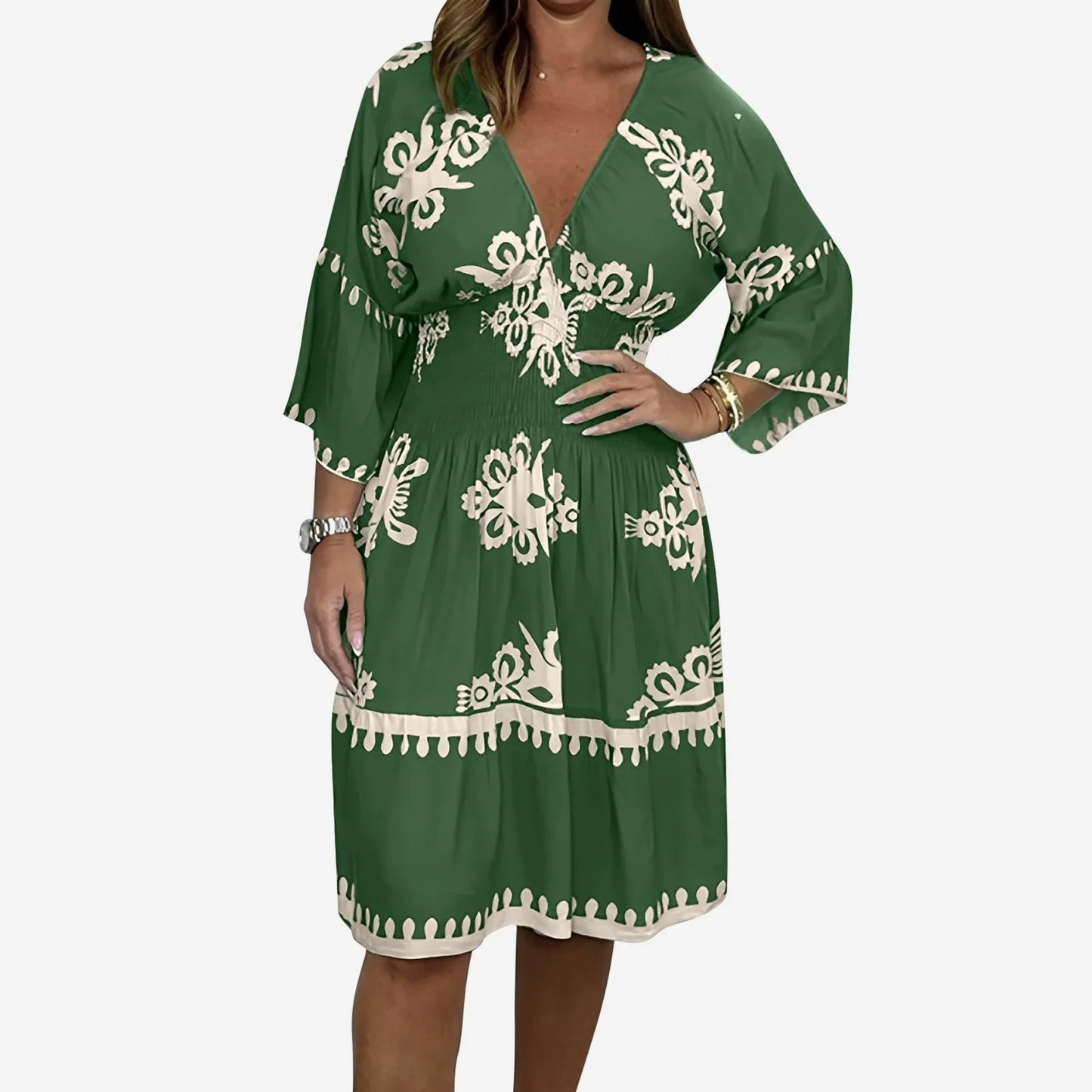 Floral Flare Boho Tunic