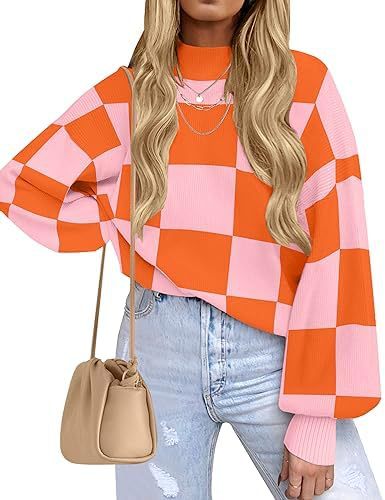 Women’s Striped Ribbed Knit Sweater
