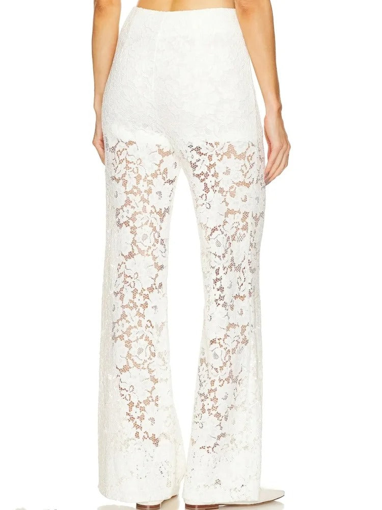 Lace Flare Bell Bottoms