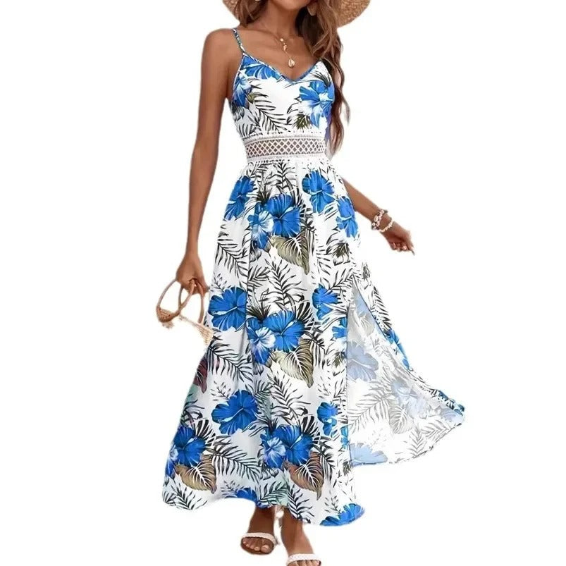 Floral Breeze Boho Vacation Dress