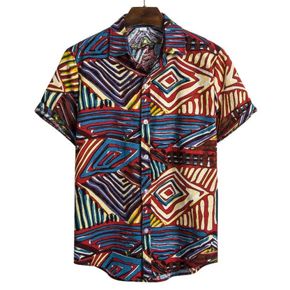 Boho Geometric Beach Shirt