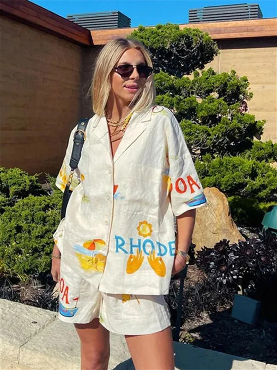 Goddess Glow Two-Piece Summer Set