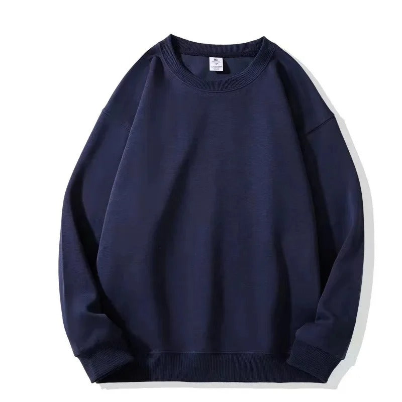 Casual Loose Fit Round Neck Sweatshirt