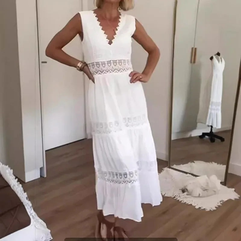 Elegant Lace Bohemian Dress