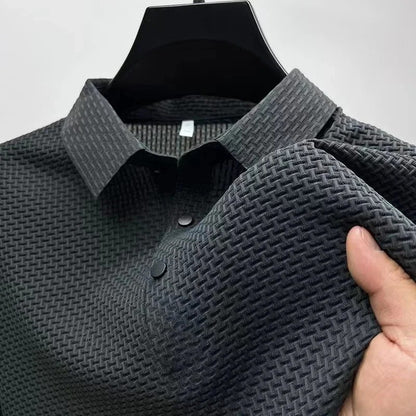 Men's Bone Flower Polo Shirt