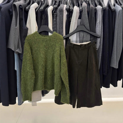 Green High-end Sweater Women