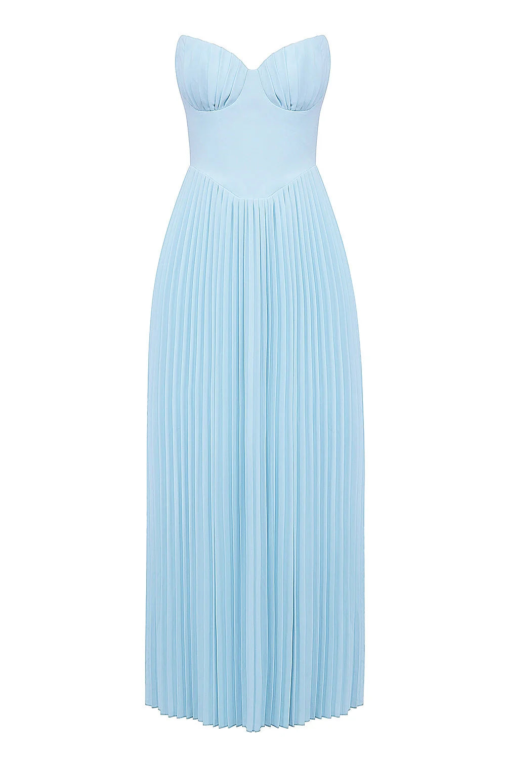 Glamour Curve Strapless Flare Dress