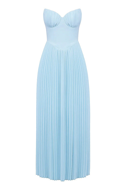 Glamour Curve Strapless Flare Dress