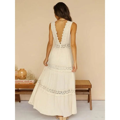 Elegant Lace Bohemian Dress